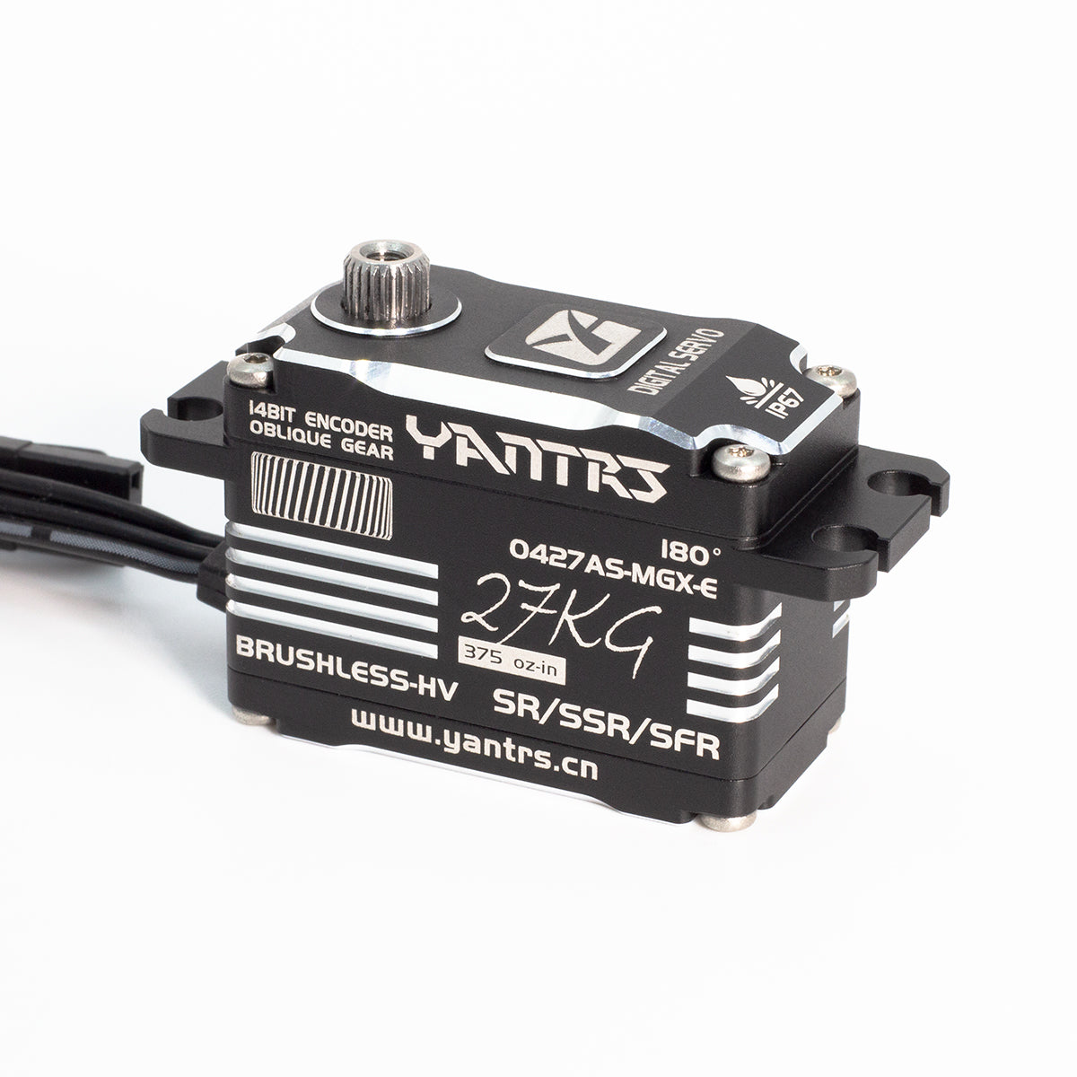 YANTRS Helical 0.04s/27kg Low profile rc servo All metal waterproof brushless servo