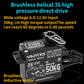 YANTRS 50KG 3S 12.6V helical High pressure  Waterproof Brushless Servo For Rc Car 1/5 1/8 1/10 Crawler Buggy(Control Angle 180°)
